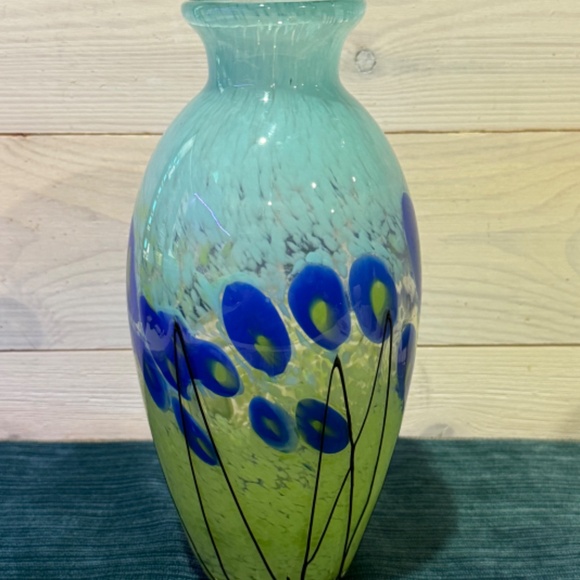 Hand Blown Glass Art Deco Spring Garden - Picture 7 of 10